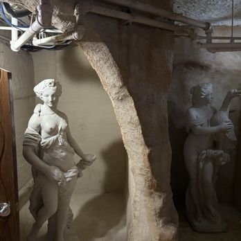 Spooky Tour at Mission Inn - Misc statues near catacomb entry - Walking Tours Near Me - Riverside, California Spooky Tour at Mission Inn - Misc statues near catacomb entry - Walking Tours Near Me - Riverside, California