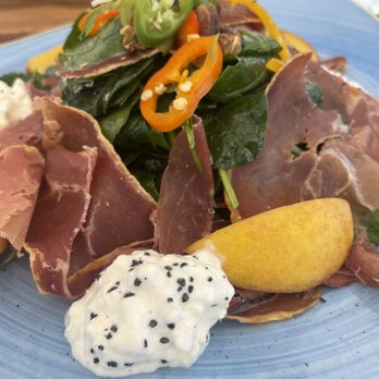 Sam's Anchor Cafe - Peach burrata - Seafood Near Me - Tiburon, California Sam's Anchor Cafe - Peach burrata - Seafood Near Me - Tiburon, California