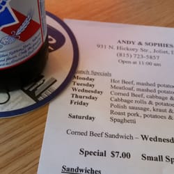 Andy & Sophies Tavern - Weekday Specials