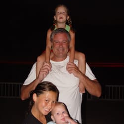 Apex Carpet Care - Myles with the future owners of Apex Carpet Care