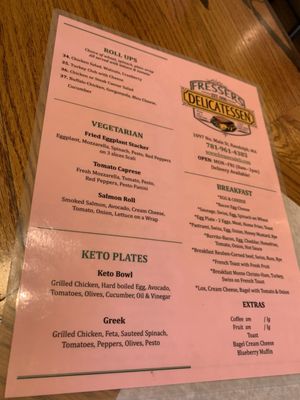 Menu photo 5 Fresser's Delicatessen Randolph, MA