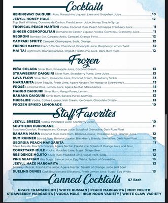 Menu photo 3 Shore Jekyll Island, GA
