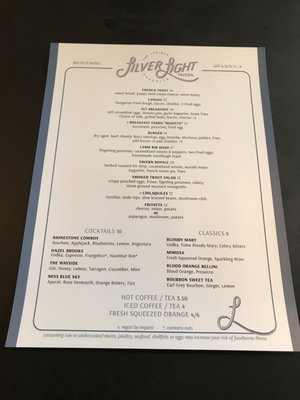 Menu photo 8 Silver Light Tavern Brooklyn, NY