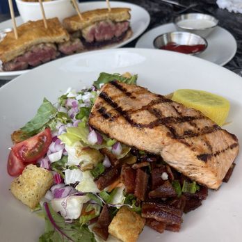 Nick's On State - The local market salad with salmon - New American Near Me - Carlsbad, California
