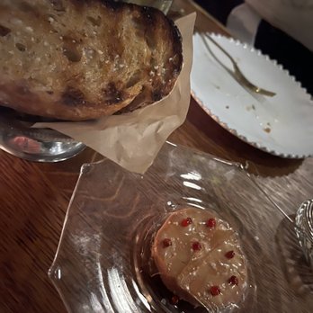 Lutie’s - Foie gras with grilled bread - Modern European Near Me - Austin, Texas