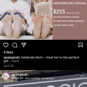 Spa Logic - IG Mother's Day special price + services - Hair Salons Near Me - Washington, DC, District of Columbia