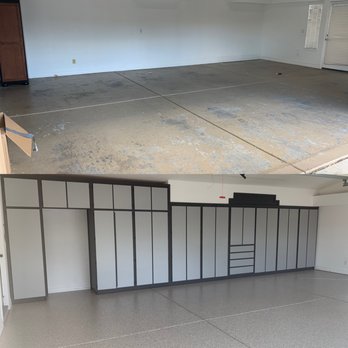 Before And After Floor And Cabinets Yelp