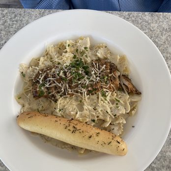 Cheri Ann's Trattoria - Farfalle with Herb Crusted Chicken - Italian Near Me - Broken Arrow, Oklahoma Cheri Ann's Trattoria - Farfalle with Herb Crusted Chicken - Italian Near Me - Broken Arrow, Oklahoma