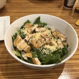 Grilled Chicken Ceaser Salad. Huge bowl Grilled Chicken Ceaser Salad. Huge bowl