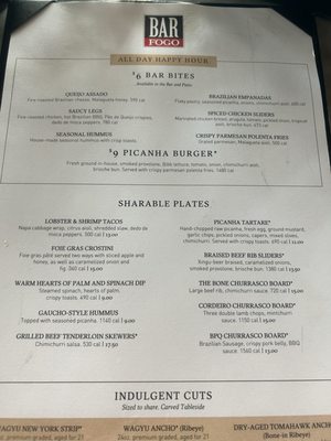 Menu photo 5 Fogo de Chão Irving, TX