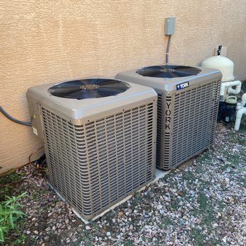 Sorensen Heating and Cooling - Two brand new 16 SEER air conditioners - Heating & Air Conditioning/HVAC Near Me - Surprise, Arizona Sorensen Heating and Cooling - Two brand new 16 SEER air conditioners - Heating & Air Conditioning/HVAC Near Me - Surprise, Arizona