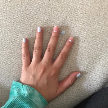 Luminous Nails & Spa - Got a gel manicure yesterday and already 3 look like this! Was the first time I went and will never go back. I'm need a refund! - Nail Salons Near Me - San Antonio, Texas Luminous Nails & Spa - Got a gel manicure yesterday and already 3 look like this! Was the first time I went and will never go back. I'm need a refund! - Nail Salons Near Me - San Antonio, Texas