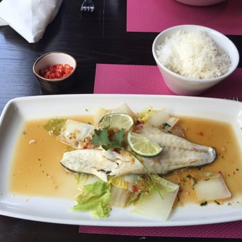 Saba - Steamed seabass with lime and chilies (part of €15.95 lunch deal) - Thai Near Me - Dublin, D