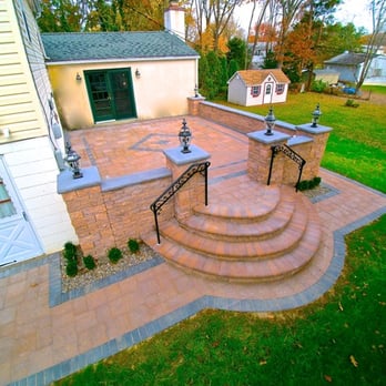 GGF Landscape Group LLC - a view of a brick patio - Landscaping Near Me - Flourtown, Pennsylvania GGF Landscape Group LLC - a view of a brick patio - Landscaping Near Me - Flourtown, Pennsylvania