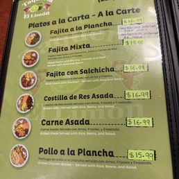 Menu - 2025 Menu - 2025