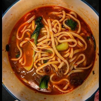 Mr Dumpling - Beef Noodle Soup with Szechuan sauce - Taiwanese Near Me - Apex, North Carolina