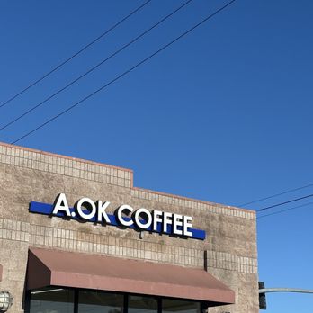 A.OK COFFEE - Outside - Desserts Near Me - La Habra, California