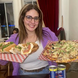 Pizza & sandwich's