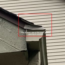 Lower guard -installed by someone else