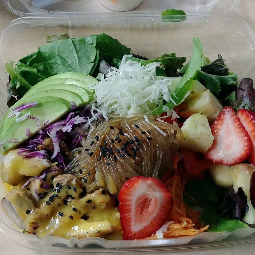 Fresh Heim - Chicken thigh w/ noodles and salad. Very good. - Salad Near Me - Austin, Texas Fresh Heim - Chicken thigh w/ noodles and salad. Very good. - Salad Near Me - Austin, Texas