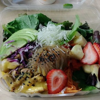 Fresh Heim - Chicken thigh w/ noodles and salad. Very good. - Salad Near Me - Austin, Texas Fresh Heim - Chicken thigh w/ noodles and salad. Very good. - Salad Near Me - Austin, Texas