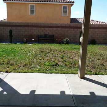 ieLawnPros - The before photo - Lawn Services Near Me
