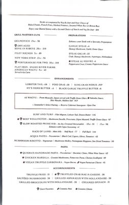 Menu photo 8 Hy's Steak House Honolulu, HI Menu photo 8 Hy's Steak House Honolulu, HI