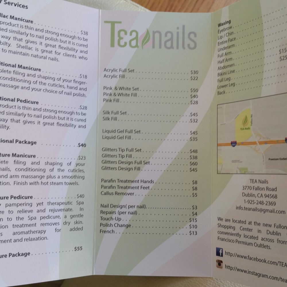 TEA Nails - Prices - Nail Salons Near Me - Dublin, California TEA Nails - Prices - Nail Salons Near Me - Dublin, California