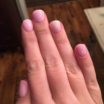 Nail Lounge - Look at that shine and a little glitter on the ring finger ! Thanks Vee! - Nail Salons Near Me - Irving, Texas Nail Lounge - Look at that shine and a little glitter on the ring finger ! Thanks Vee! - Nail Salons Near Me - Irving, Texas