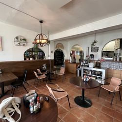 Somis Cafe & Market - Dining room, view towards kitchen.