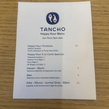 Tancho - HH menu - Sushi Bars Near Me - Austin, Texas Tancho - HH menu - Sushi Bars Near Me - Austin, Texas