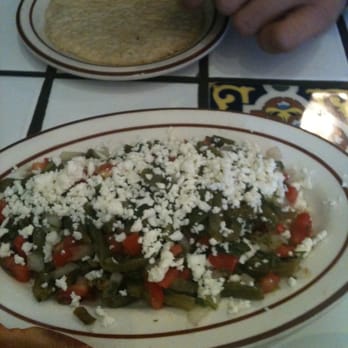 La Cabañita - Nopalitos salad w handmade tortilla - Mexican Near Me - Glendale, California