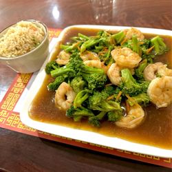 China Palace - Prawns & Broccoli w/Fried Rice