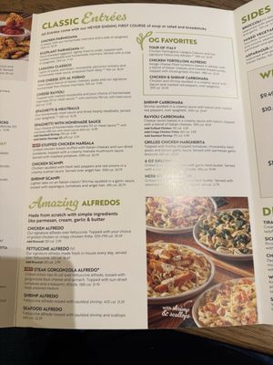 Menu photo 1 Olive Garden Italian Restaurant Florence, KY