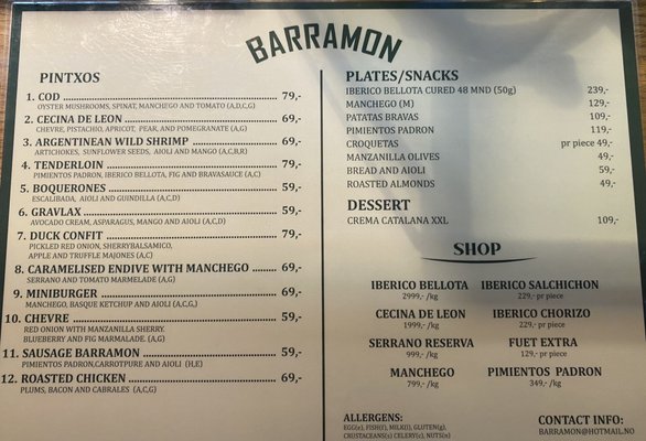 Menu photo 2 Barramon Oslo, 03