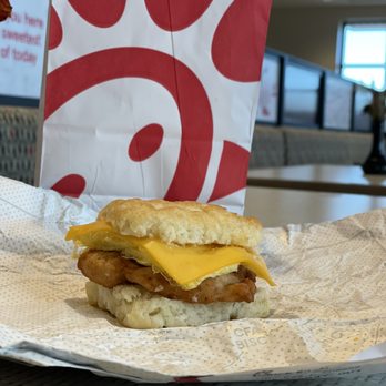 Chick-fil-A - Chicken egg and cheese biscuit - Fast Food Near Me - Sioux Falls, South Dakota Chick-fil-A - Chicken egg and cheese biscuit - Fast Food Near Me - Sioux Falls, South Dakota