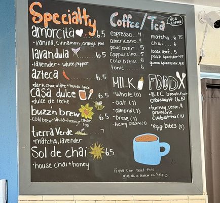 Menu photo 6 Tacitas Coffee Diamond Bar, CA Menu photo 6 Tacitas Coffee Diamond Bar, CA