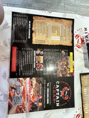 Menu photo 1 Captain Crab Clovis, CA
