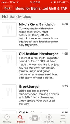 Ben's Neighborhood Grill & Tap by null