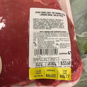 Safeway - London broil on sale $2.99/lbs - Grocery Near Me - Sparks, Nevada