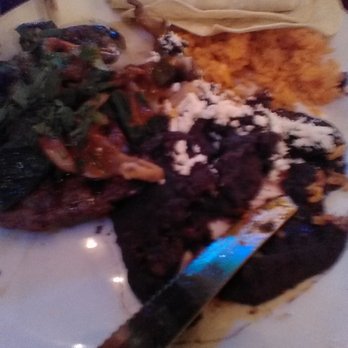 Miguel's Cocina - Alex had carne asada, rice and beans. - Mexican Near Me - Coronado, California