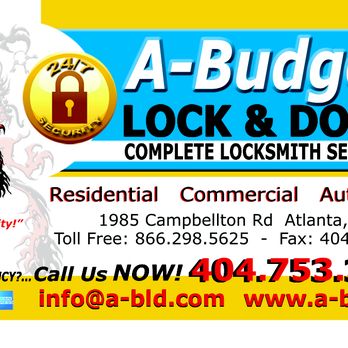 A Budget Lock & Door - Contact - Keys & Locksmiths Near Me - Atlanta, Georgia A Budget Lock & Door - Contact - Keys & Locksmiths Near Me - Atlanta, Georgia