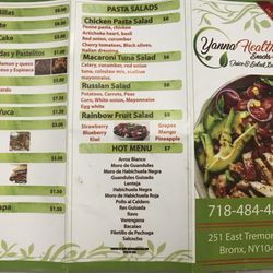 Yanna Healthy Snacks Juice & Salad Bar