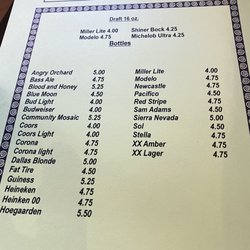 Cafe Gecko Fairview - Beer List