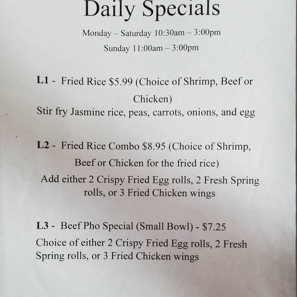 Pho Time - Menu - Vietnamese Near Me - Enterprise, Alabama Pho Time - Menu - Vietnamese Near Me - Enterprise, Alabama
