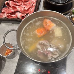 Beef blade and chicken soup Beef blade and chicken soup
