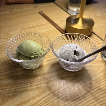 Hato Sushi - Dessert for Dine LA - 1 scoop per person. Options: green tea or sesame - Sushi Bars Near Me - Los Angeles, California
