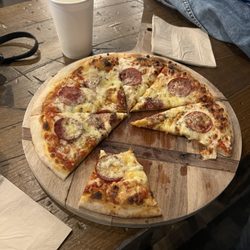 MANIAX Axe Throwing - Pepperoni pizza was delicious