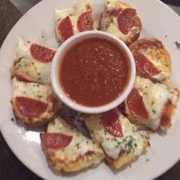 Check in offer- pepperoni bread with dipping sauce Check in offer- pepperoni bread with dipping sauce
