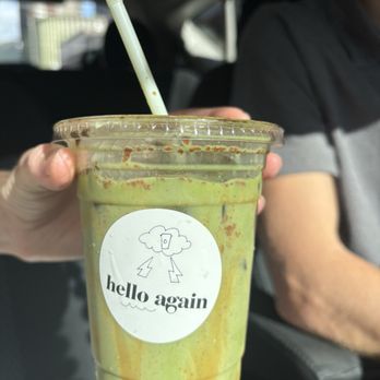Hello Again - Banana bread matcha - Coffee & Tea Near Me - Honolulu, Hawaii Hello Again - Banana bread matcha - Coffee & Tea Near Me - Honolulu, Hawaii